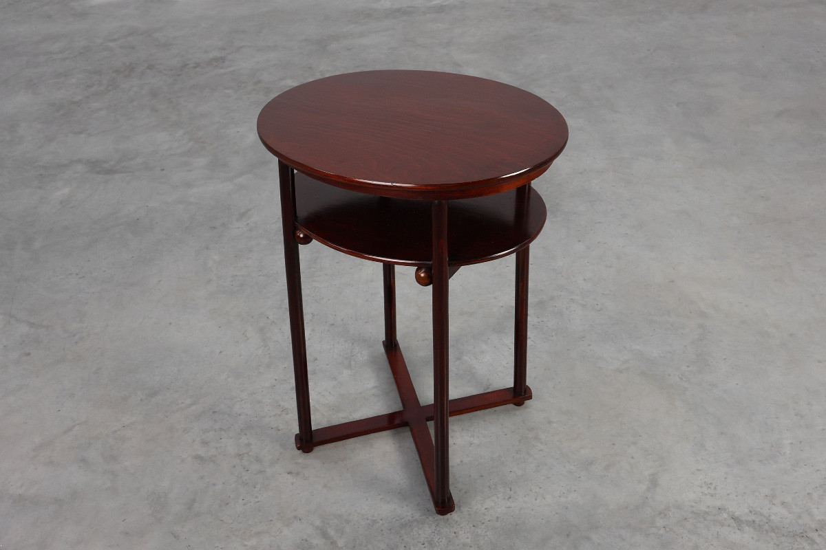 Art Deco Side Table By Josef Hoffmann For J. & J. Kohn, Vienna Ca. 1890-photo-2