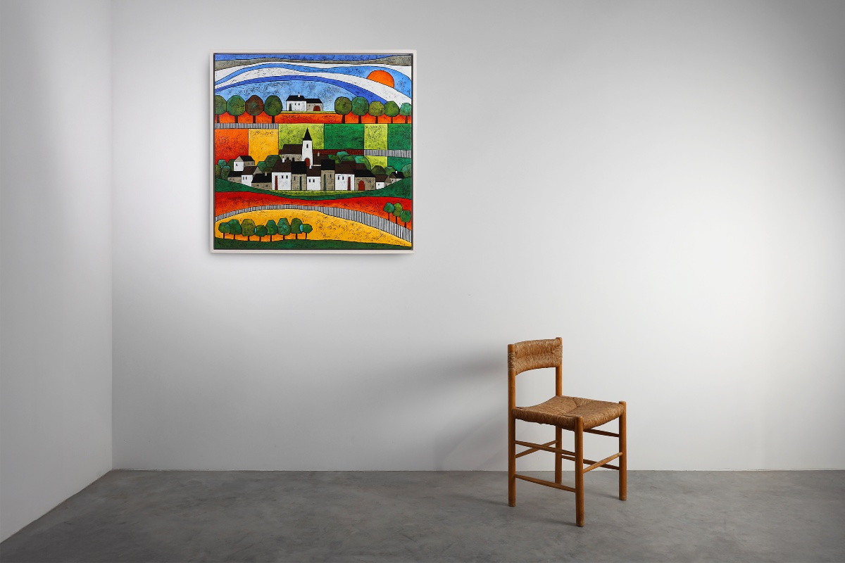 Large Painting By Marja Boekhout, Belgium, 2004-photo-2