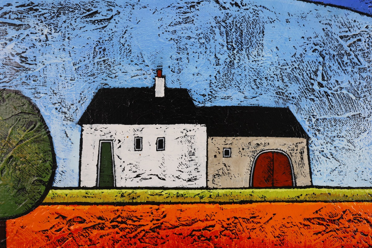 Large Painting By Marja Boekhout, Belgium, 2004-photo-4