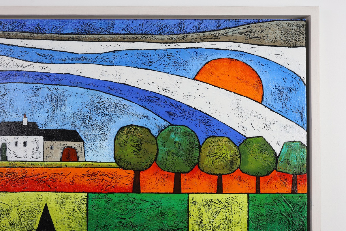 Large Painting By Marja Boekhout, Belgium, 2004-photo-2