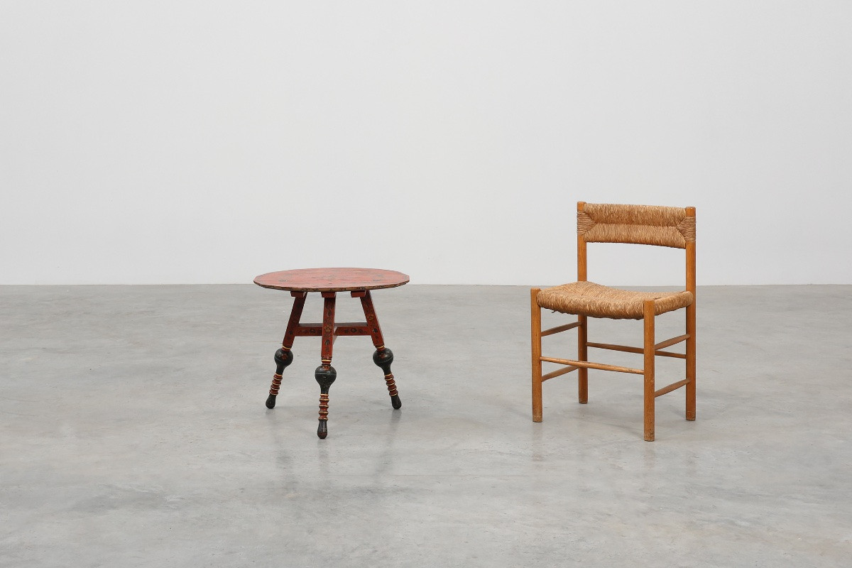 Table d'appoint Hindeloopen du début du XIXe siècle, Pays-Bas-photo-2