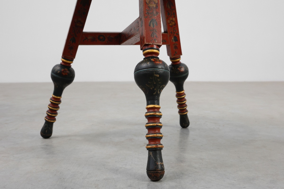 Table d'appoint Hindeloopen du début du XIXe siècle, Pays-Bas-photo-7