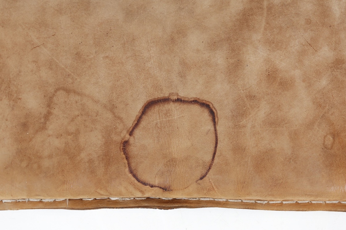 Tapis de gymnastique industriel vintage en cuir épais de vache, Belgique, années 1930-photo-5