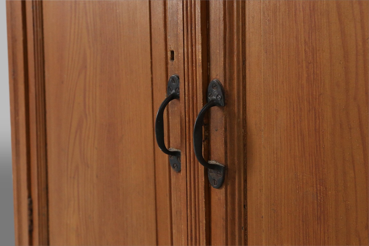 Monastery Or Display Case With 12 Pine Doors, Belgium, Circa 1890-photo-3