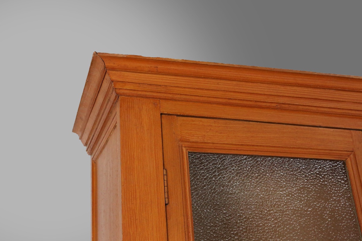 Monastery Or Display Case With 12 Pine Doors, Belgium, Circa 1890-photo-4