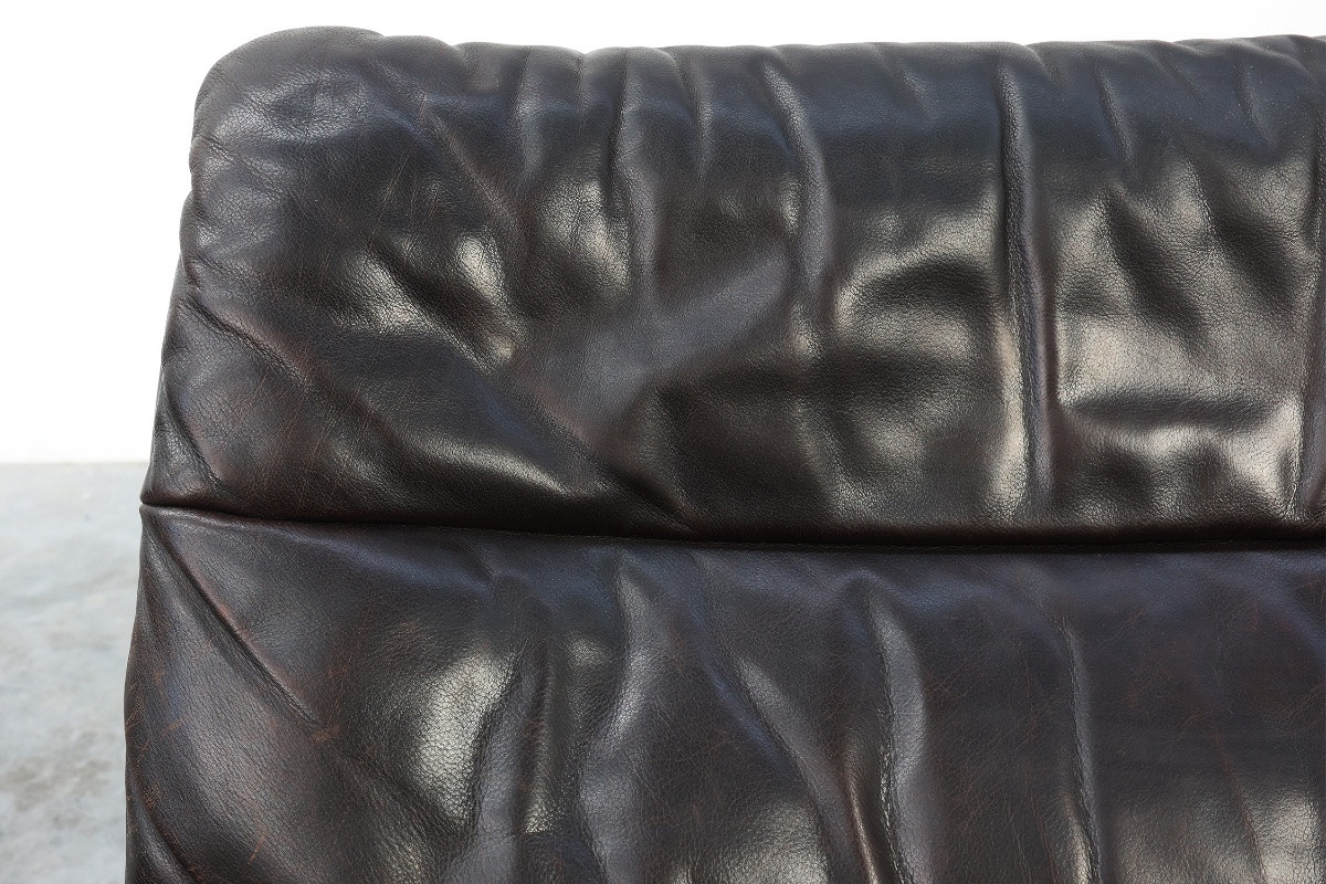 Relax De Sede Ds-66 Brown Leather Armchair, Switzerland, 1960s-photo-1