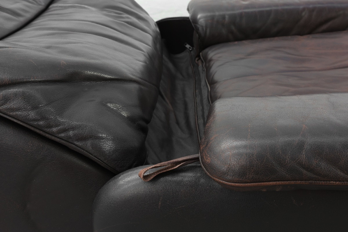 Relax De Sede Ds-66 Brown Leather Armchair, Switzerland, 1960s-photo-3