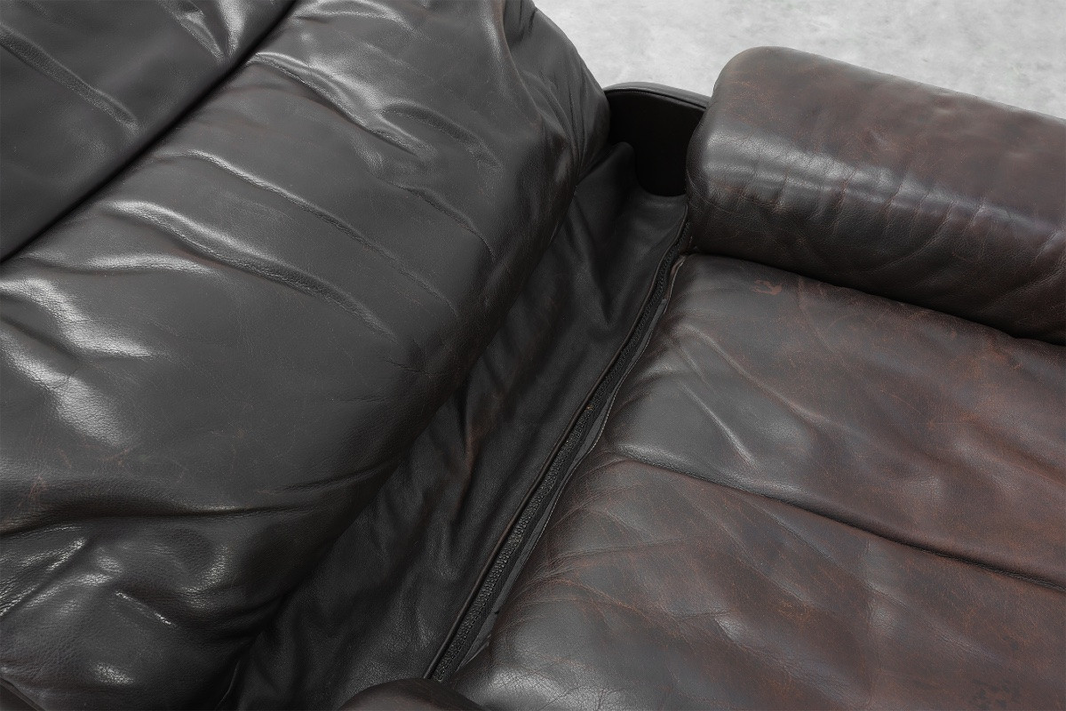 Relax De Sede Ds-66 Brown Leather Armchair, Switzerland, 1960s-photo-5