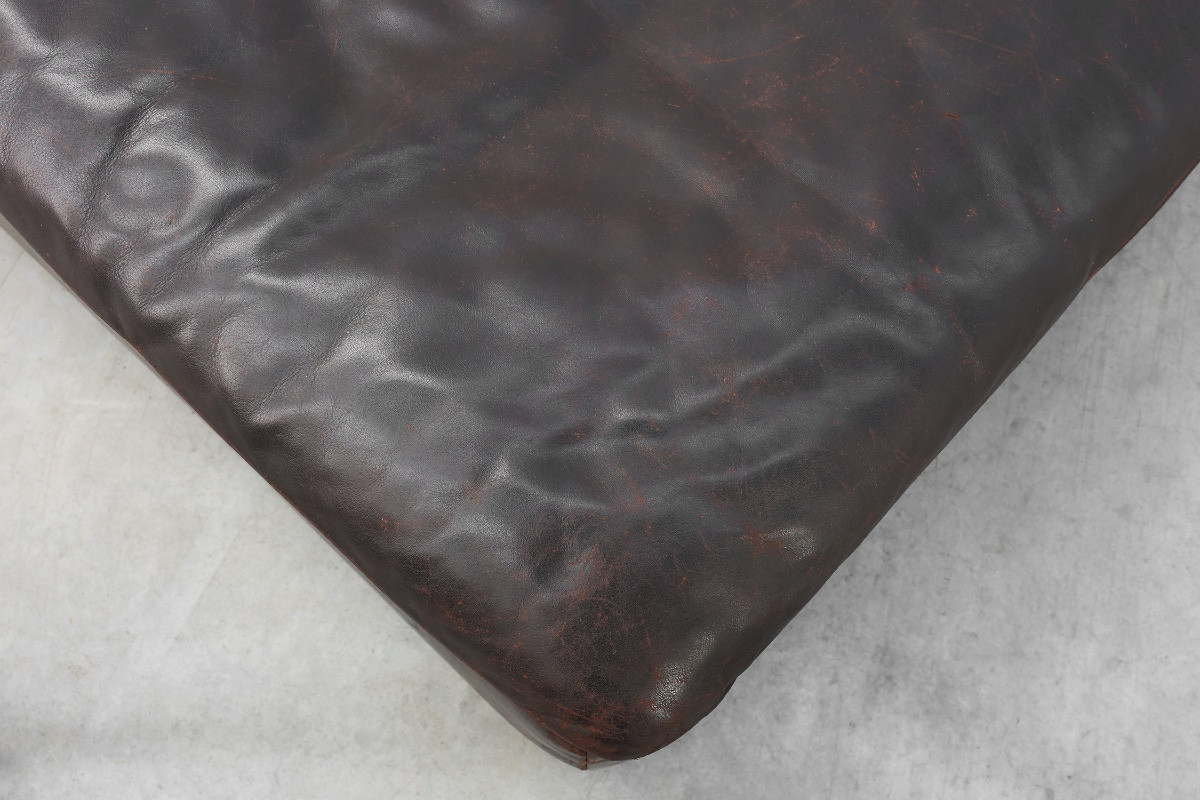 De Sede Ds-11 Brown Leather Pouffe, Switzerland, 1960s-photo-6