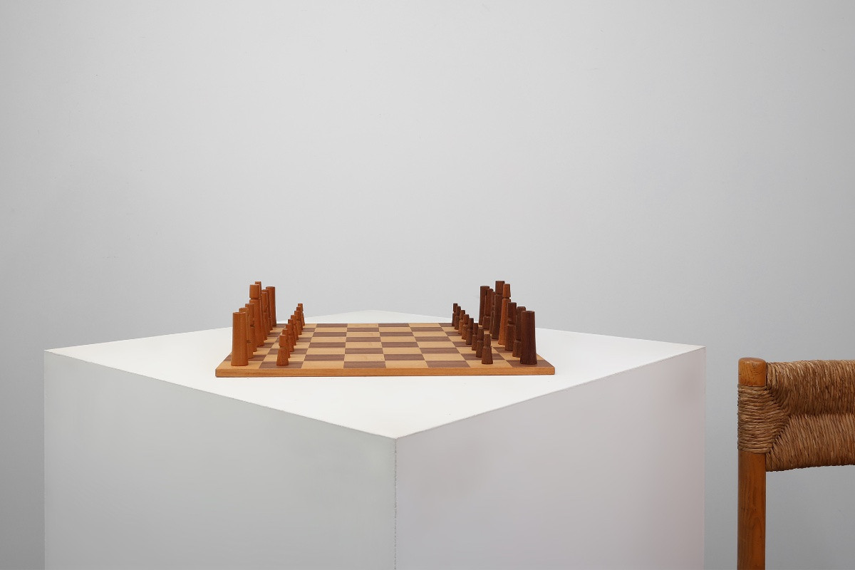 Rare De Coene Chess Set With Original Box, Attributed To Christophe Gevers, Belgium-photo-6