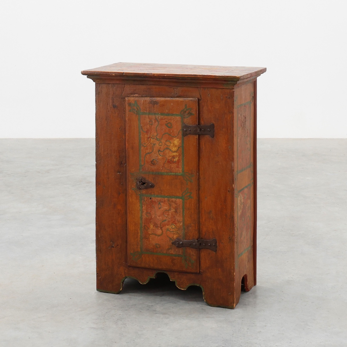 Small Antique Oak Cabinet, France, 18th Century