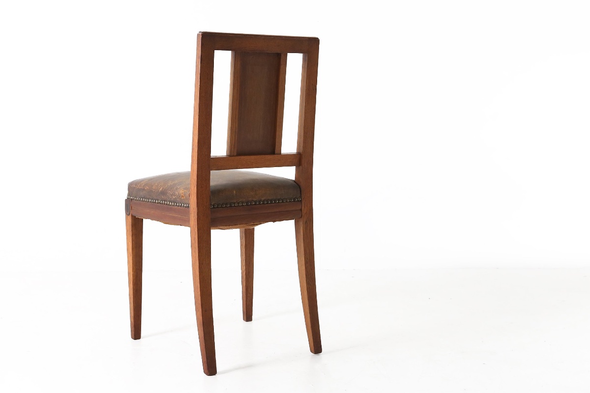 A Art Deco Side Chair By Maurice Dufréne, France Ca. 1925-photo-1