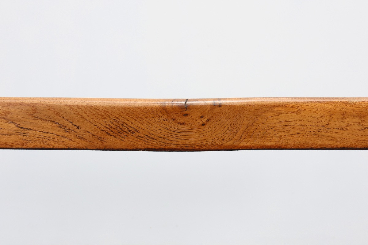 20th Century Solid Oak Rustic Dining Table, France-photo-3