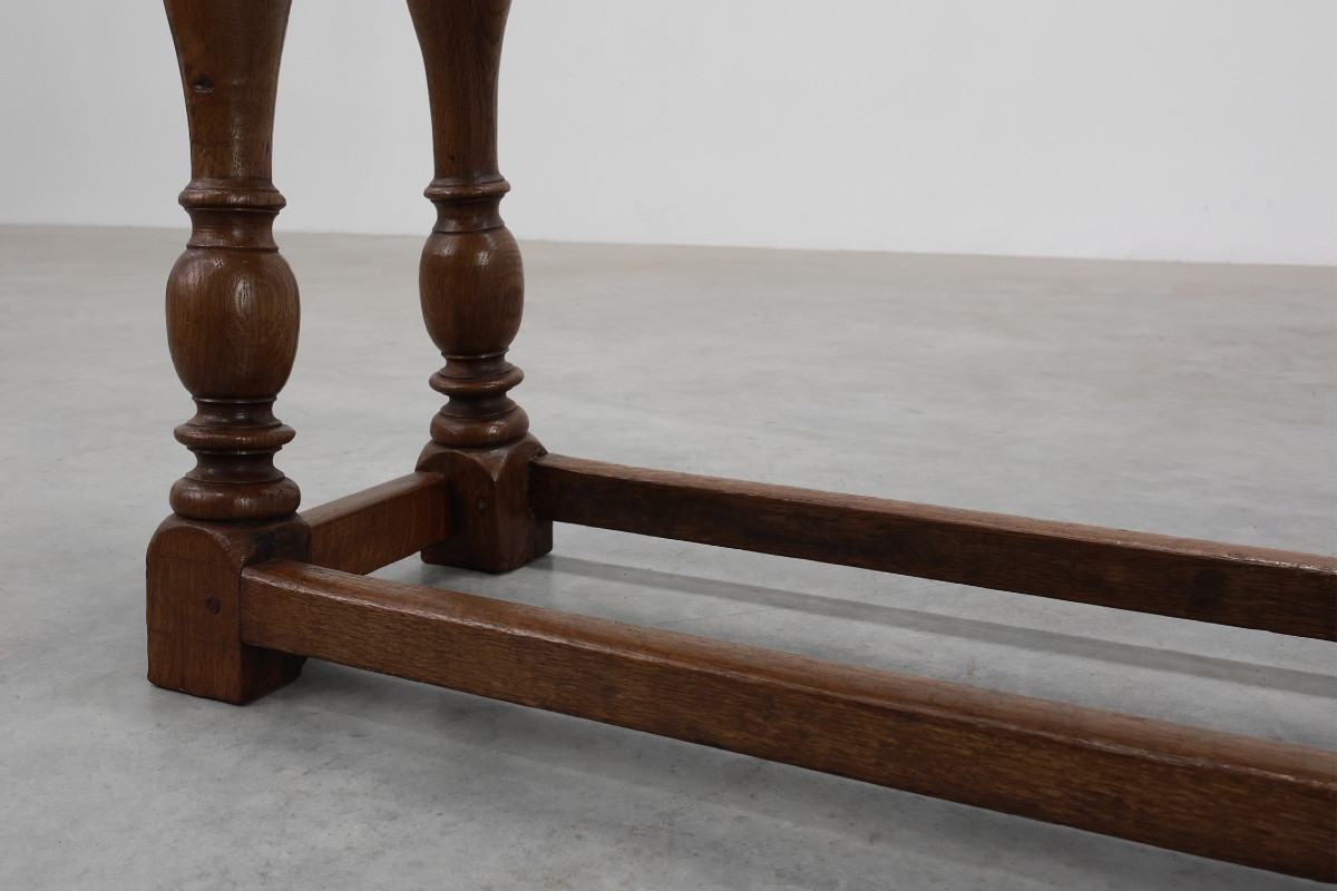 Carved Oak Bench In The Jacobean Style, 17th Century, Uk-photo-8