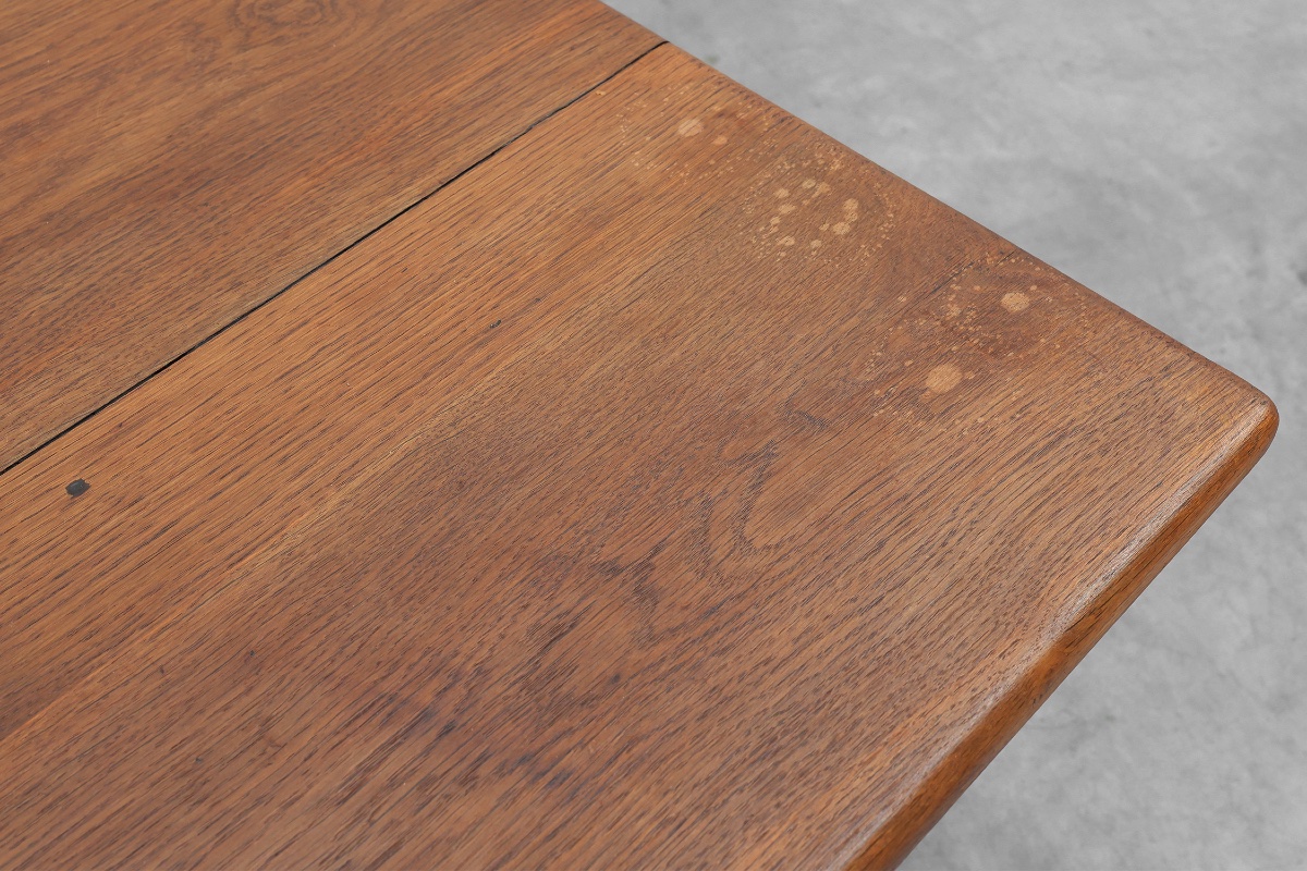 Antique Oak Coffee Table From A Monastery, France, 17th Century-photo-8