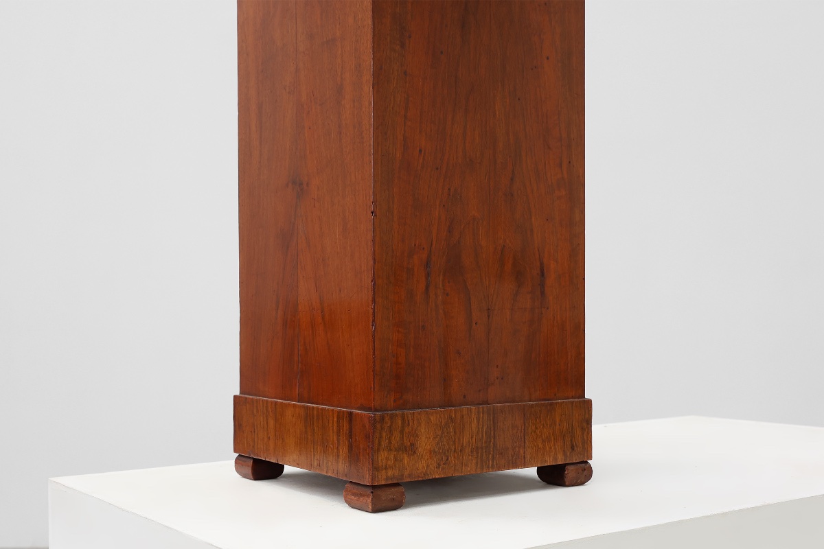 Art Deco Wooden Umbrella Stand, Italy, 1920s-photo-5