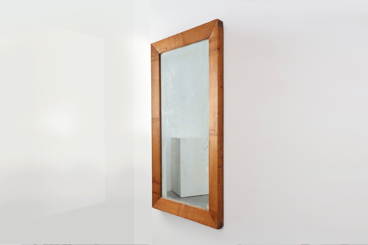 Miroir ancien en noyer, Royaume-Uni, vers 1850-photo-2