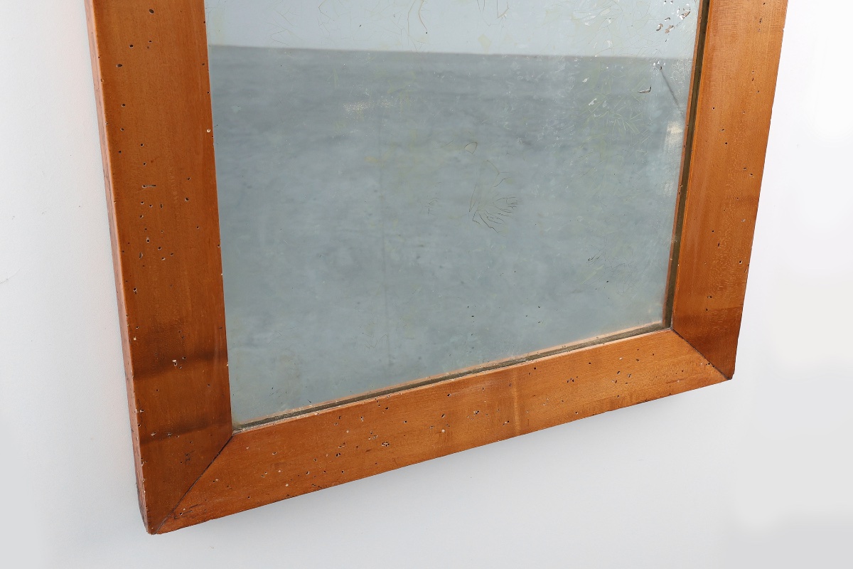 Miroir ancien en noyer, Royaume-Uni, vers 1850-photo-3