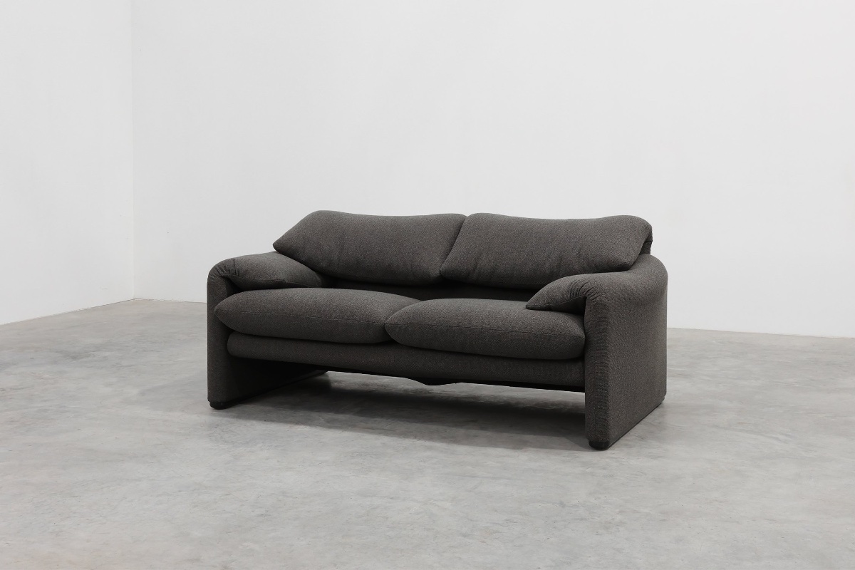 Two-seater Sofa By Vico Magistretti For Cassina, Italy, 1990s-photo-4