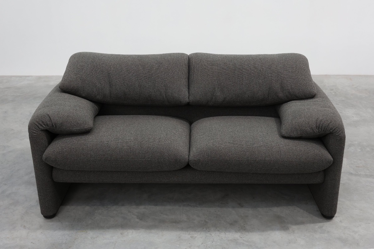 Two-seater Sofa By Vico Magistretti For Cassina, Italy, 1990s-photo-6