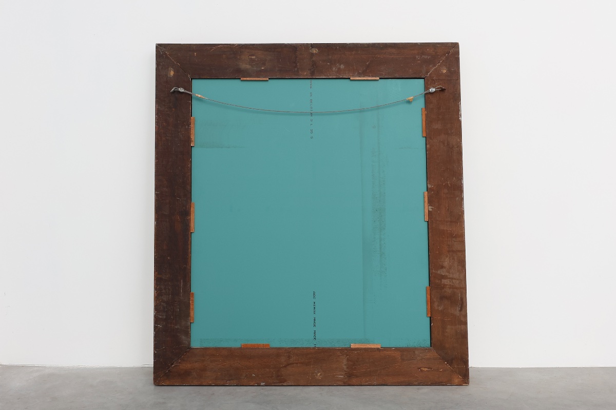 Grand miroir ancien français en chêne sculpté, fin XIXe siècle-photo-7