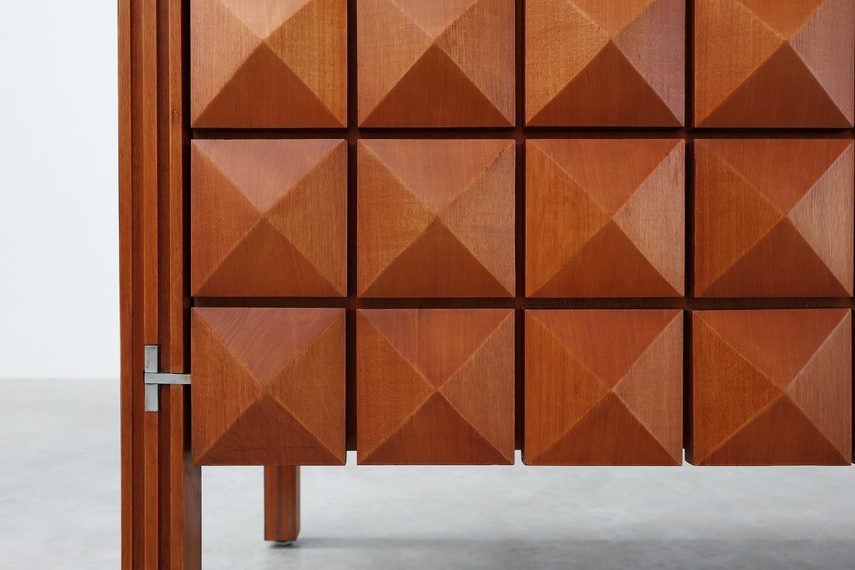 Christophe Gevers For De Coene Frères, "saphir" Teak Sideboard, Belgium, 1962-photo-2