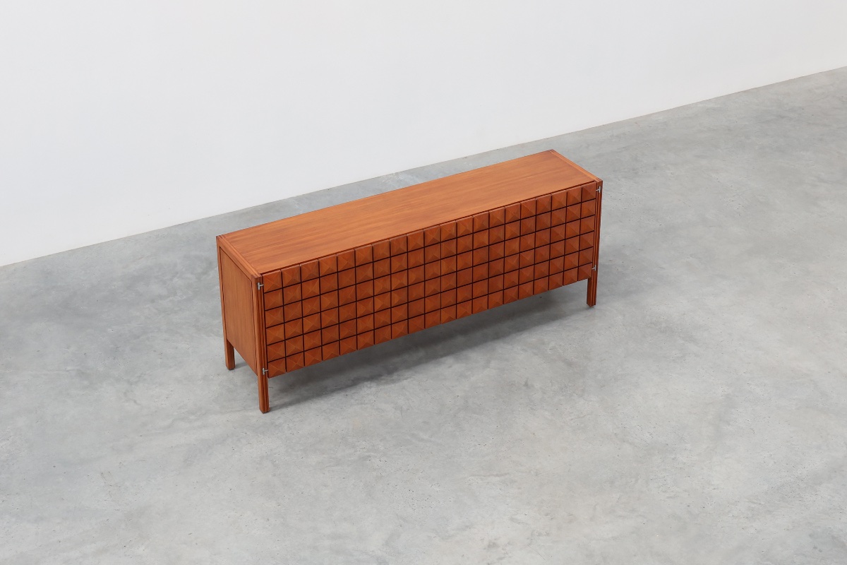 Christophe Gevers For De Coene Frères, "saphir" Teak Sideboard, Belgium, 1962-photo-7