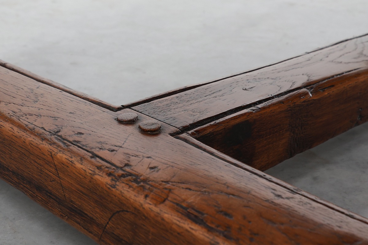 Grande table de réfectoire en chêne français, style néo-Renaissance, vers 1880-photo-3