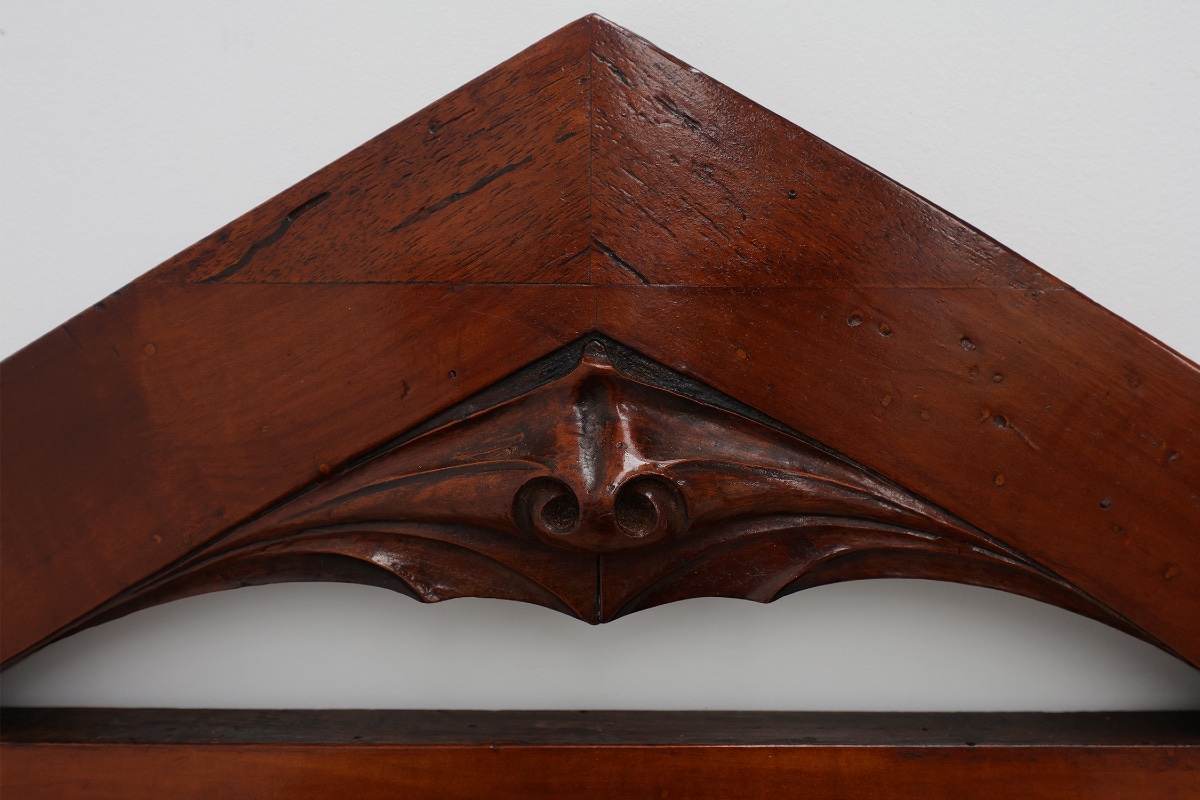 Grand miroir Art nouveau sculpté, Belgique, vers 1900-photo-1
