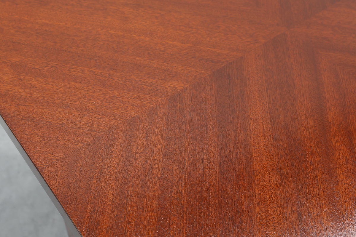 Art Deco Walnut Veneer Side Table With Shelf, Belgium, 1920s-photo-4