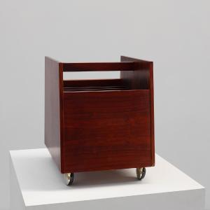 Porte-revues et porte-disques vinyles par Rolf Hesland pour Bruksbo, Norvège, années 1970