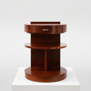 Table de chevet ou armoire en bois de Michel Dufet de style Art déco, France vers 1930