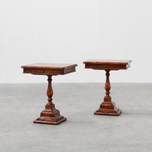 Pair Of 20th Century English George IV Style Bedside Tables