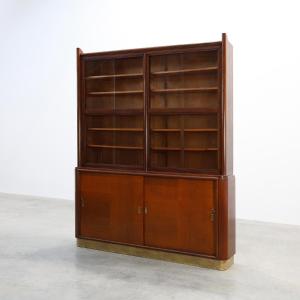 Large Art Deco Apothecary Cabinet Attributed To De Coene, Belgium, Circa 1920