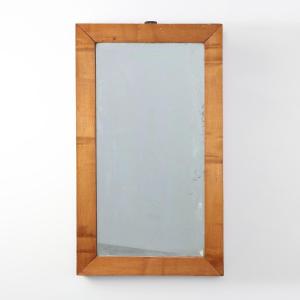 Miroir ancien en noyer, Royaume-Uni, vers 1850