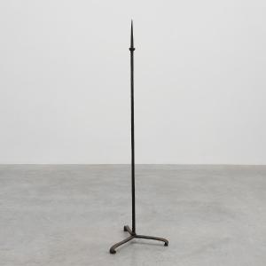 Torchère à pointe en fer forgé, XVe siècle
