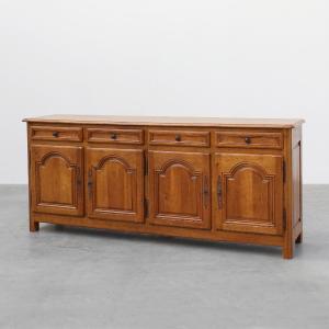 Buffet monumental en chêne de De Tonge, France, milieu du XXe siècle