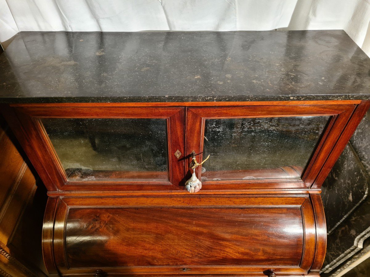Bureau Cylindre époque Louis XVI-photo-1