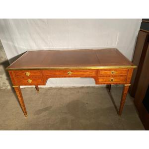 Flat Desk In Louis XVI Style Marquetry