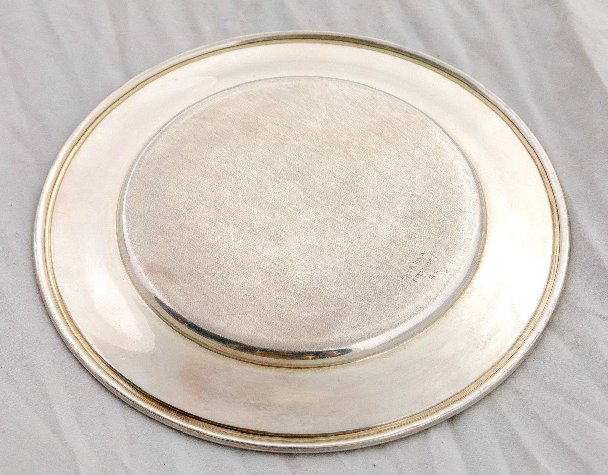 Serie Of 12 Sterling Silver Plates 925/1000 Mark S.kirk & Son Inc.-photo-4