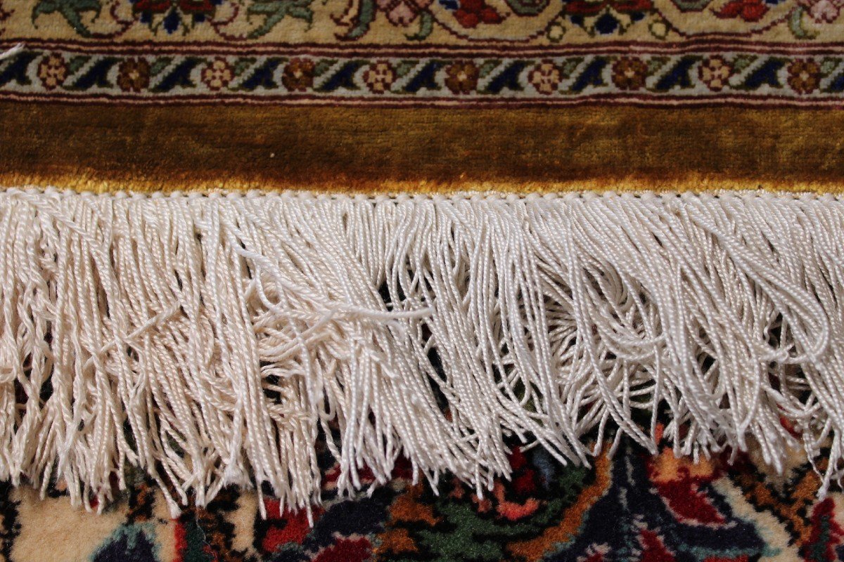 20th Extra Fine Persian Qum Silk Rug 300 X 193 M-photo-4