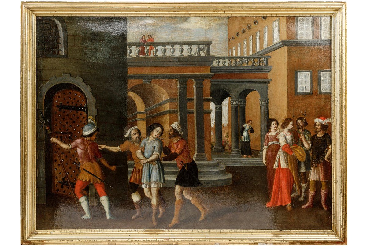 Large 17th Century Painting