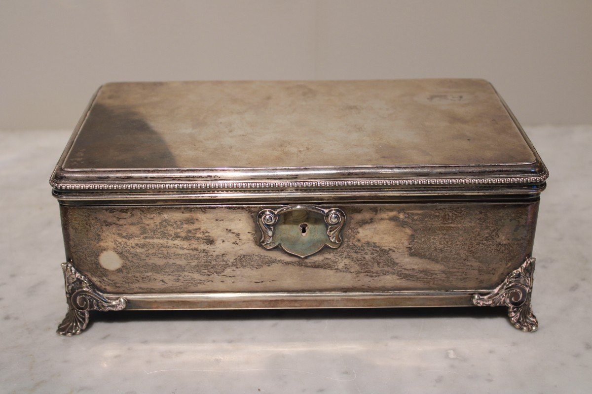 Grand Boite En Argent Massif Russe 84 Zolotniki Marque Br. Grachev ( БР. ГРАЧЕВЫ)-photo-2