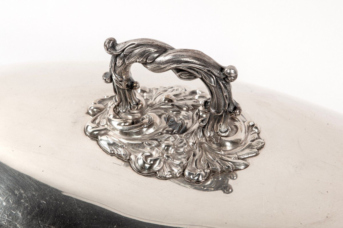 Silverplated Hood Late 19th Century-photo-2