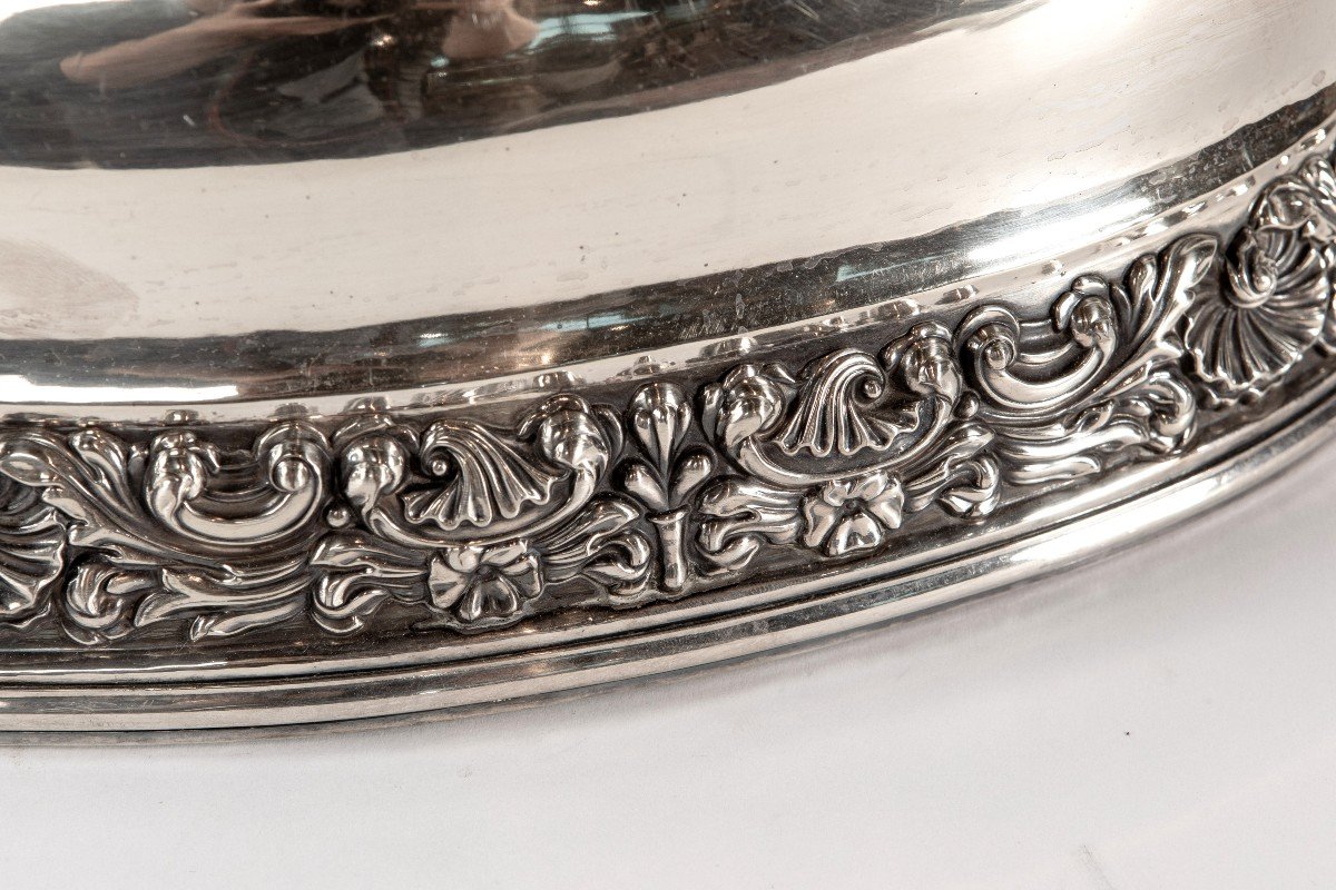 Silverplated Hood Late 19th Century-photo-3