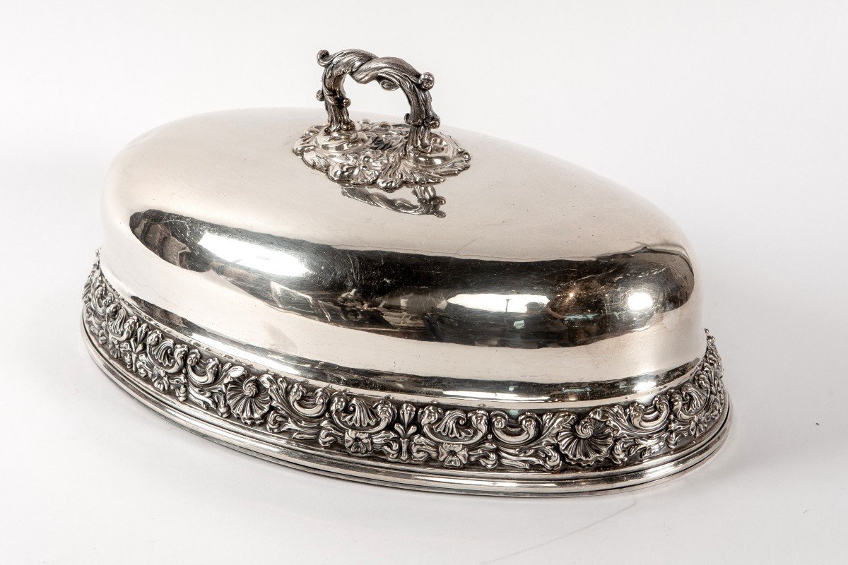 Silverplated Hood Late 19th Century-photo-4