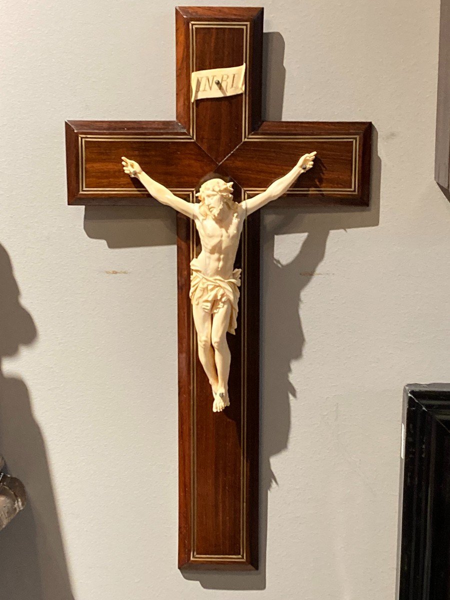 Christ In Ivory Sculpted 19th-photo-4