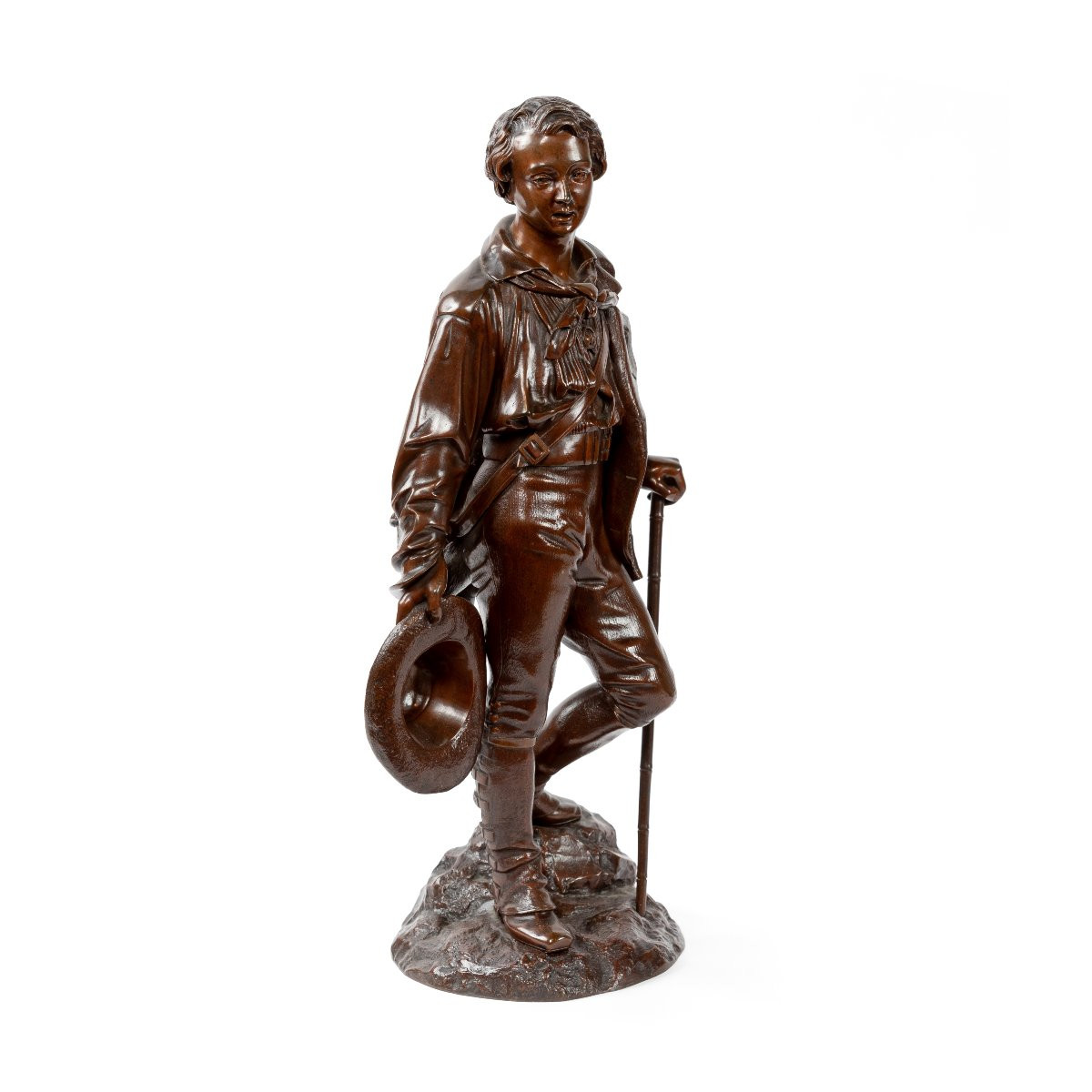 sculpture en bronze 19eme signe E. Blavier-photo-2