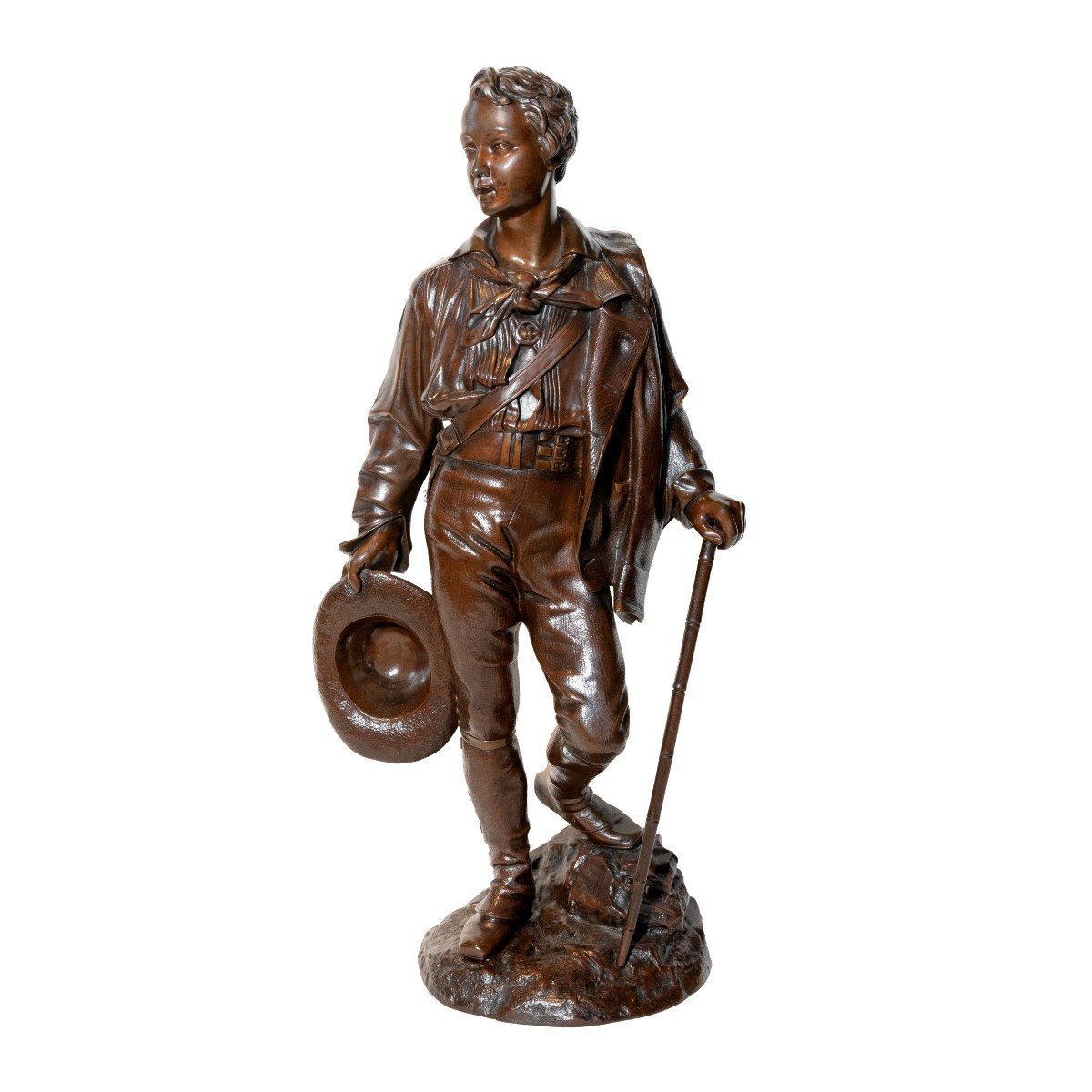 sculpture en bronze 19eme signe E. Blavier