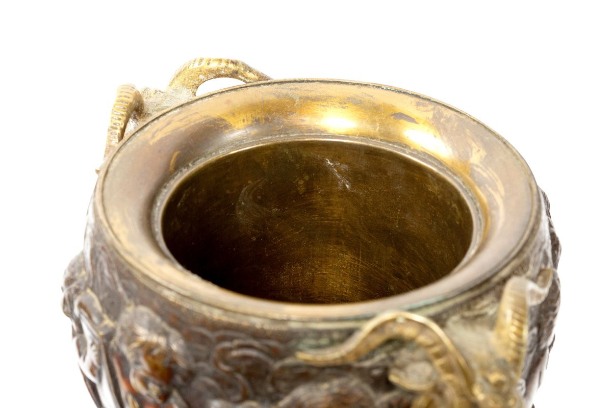 Bronze Cassolettes From The Napoleon III Period-photo-2
